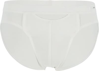 HOM Tencel soft comfort mini briefs HO1 (1-pack) - heren slip met horizointale gulp - wit