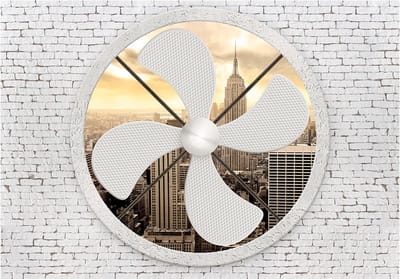 Fotobehangkoning - Behang - Vliesbehang - Fotobehang - Climatic New York 3D - 150 x 105 cm
