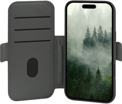 dbramante1928 Bookcase hoesje geschikt voor iPhone 17 Pro Max - Effen Groen - Kunstleer - 2in1 Magnetisch Uitneembaar Design