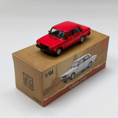 Perka 1:64 Russische Lada 2105 Legering Auto Diecasts & Speelgoedvoertuigen Automodel Minischaal Modelauto Voor Kinderen