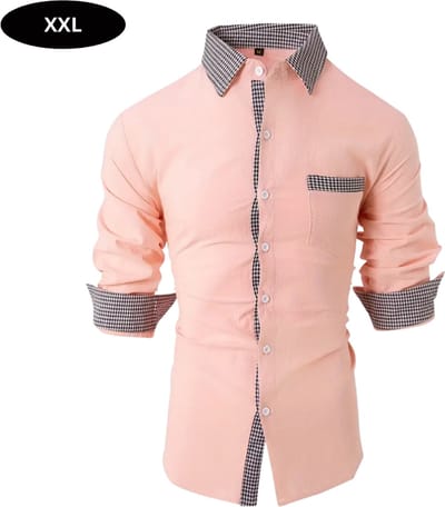 Bovista Overhemd Heren - Volwassenen - Lange Mouwen - Strijkvrij - Lange Mouw - Roze - Maat XXL