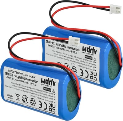 Reservebatterijen - Oplaadbare Accu - Verlichting Gebruiken - Hoge Capaciteit - 2 x 4400 mAh - Niet gespecificeerd