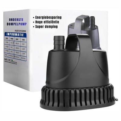 RUX® Dompelpomp Zwembad - Dompelpomp - Dompelwaterpomp - 800L - 15Watt- Zwart - 12cm x 12cm x 15cm