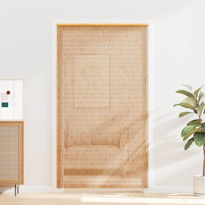 vidaXL - Vliegengordijn - 120x220 - cm - bamboe