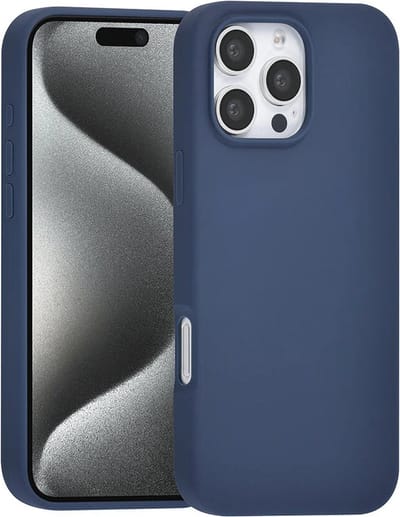 TUNIQ - iPhone 16 Pro - Backcase - Premium Liquid - silicone - Blauw