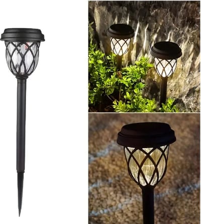 Livano Tuinverlichting - Tuinlampen - Buitenverlichting - Tuin Verlichting - Led Lamp - Licht - Op Zonneenergie - LED - Sensor - Warm Licht - 6 stuks