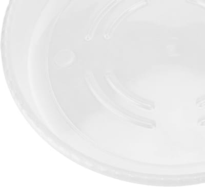 Set van 20 ronde onderzetters voor bloempotten, 25 cm, transparant, geschikt voor binnen en buiten, plantenbescherming