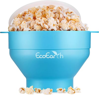 Opvouwbare Siliconen Popcornmaker voor Magnetron - Veilig en Handig