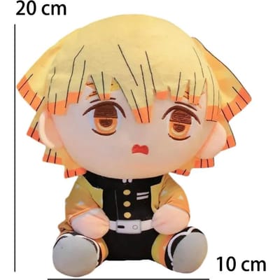 @20cm Hete Japan Demon Slayer Pluche Poppen Schattige Anime Kimetsu No Yaiba Kamado Tanjirou Nezuko Zenitsu Kyoujurou Speelgoed Kinderen Duurzaam Cadeaus