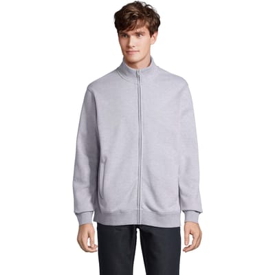 SOLS Cooper Full Zip jas voor volwassenen (Grijze Melange)