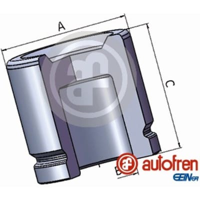Zuiger, remklauw AUTOFREN SEINSA D025791, voor