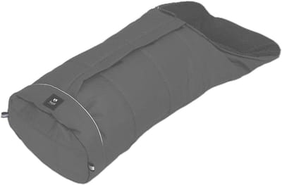 Winterse Voetenzak - Kinderwagen Zak - Baby Warm Houden - Water Winddicht Materiaal - 105x48cm - Grijs Zwart