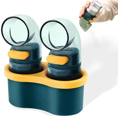 3-delige kruidenpotjes set 10ml - met drukmechanisme, eenhandig bedienbaar voor keukengebruik