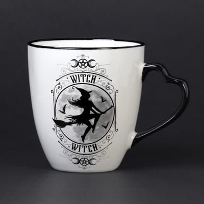 Alchemy - Witch Heart Handle Mok/beker - Wit