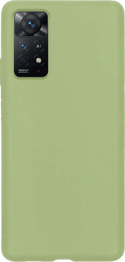 Hoes - Geschikt voor Xiaomi Redmi Note 11s - Sterk & Shockproof - Hoesje Cover - Siliconen Case - Groen
