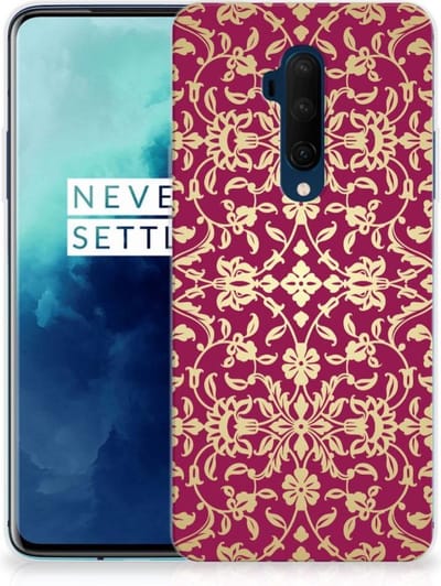 Siliconen Hoesje OnePlus 7T Pro Barok Pink