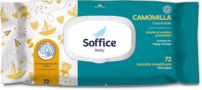 Babydoeken Kamille - 12 Verpakkingen x 72 Doeken - 370 g