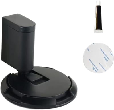 Zware deurstop - Magnetische vangst - Deuren openhouden - Verstelbaar zonder boren - Tot 3.5 cm - Zilverkleurig