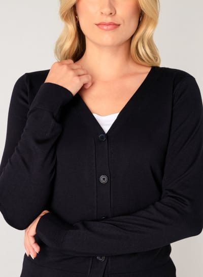 BASE LEVEL Yvon Vest - Dark Blue - maat 36