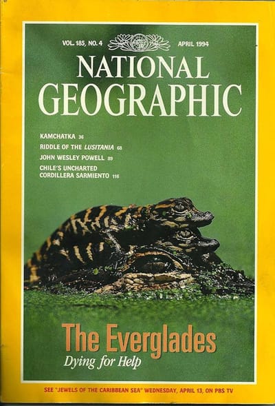 NATIONAL GEOGRAPHIC APRIL 1994 EDITIE ENGELS TIJDSCHRIFT