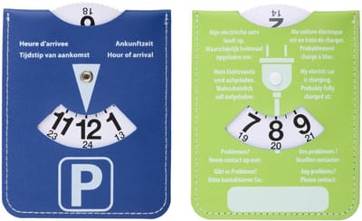 Parking disc electrical vehicl