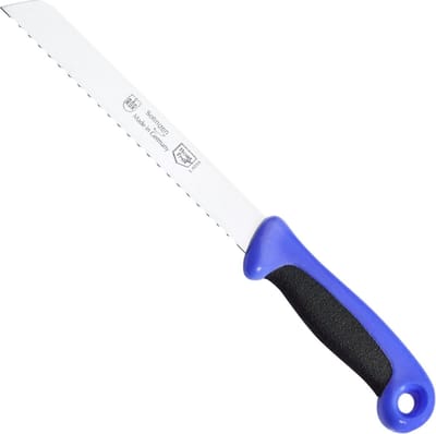 RÖR Solingen Broodmes: 20 cm Snijperfectie in Zwart en Blauw