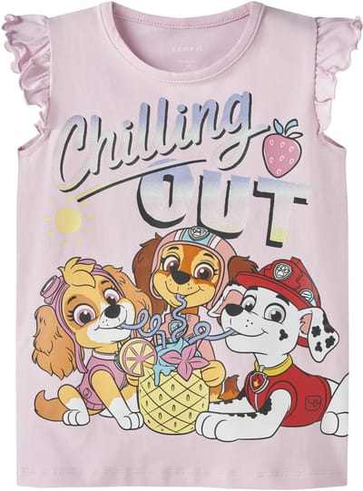 NAME IT - NMFMARIA PAW CAPSL TOP BOX CPLG - Meisjes - T-shirts
