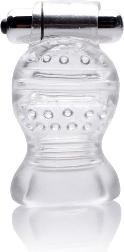 XR Brands - Master Series - Clear Vibrating Penis Head Teaser