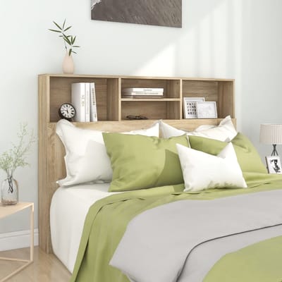 vidaXL - Hoofdbordkast - Sonoma - eiken - 140x19x103,5 - cm