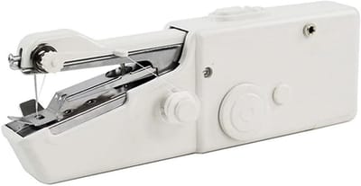 Mini Naaimachine - Draagbare Naaier - Snel Kleding Maken - Handig Voor Onderweg - 21x6.5x3.5cm - Wit