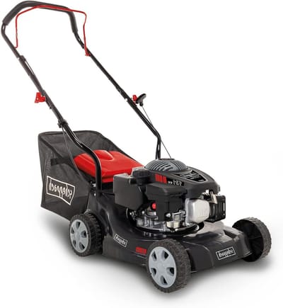 Benzine Grasmaaier - Duwmaaier Grasmaaier - Gazon Onderhoud - 4-Takt Motor - 40 cm - Zwart Oranje