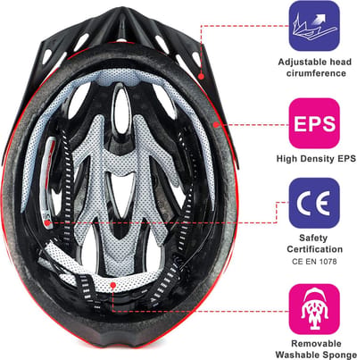 Schokabsorberende Helm - Rolschaatsen,mountainbike-helm - Extreme Sporten \ bicycle helmet for adults,Fietshelm voor volwassenen, heren en dames, mountainbike-helm