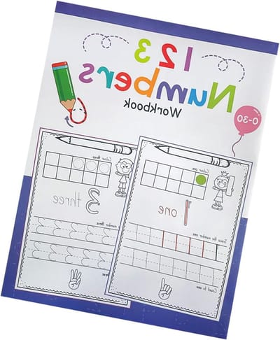 Oefenboek Kinderen - Schrijfwerkboek - Letters Leren - Dik Papier - A4 Formaat - Model E