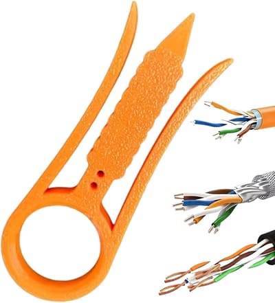 Kleine striptang - Kabelstripper gereedschap - Draad scheiden - Nauwkeurig isolatie verwijderen - 79 cm lang - Oranje