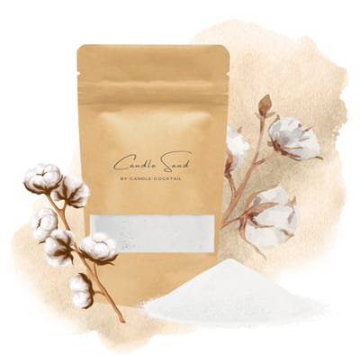 Candle Cocktail® 1 KG Geurend Kaarsenzand | Fresh Cotton | Incl. 15 Lontjes
