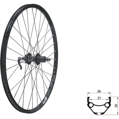 Achterwiel Kellys Draft 27,5"
