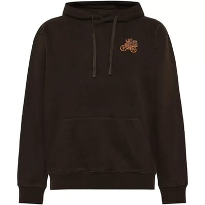 Hooded sweatshirt met borduursel KnowledgeCotton Apparel