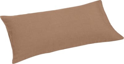 Yumeko kussensloop gewassen linnen hazel 40x80 - Biologisch & ecologisch - 1 stuk