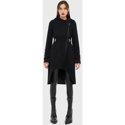 Killstar - Gothic Lange jassen - Eternal Coffin Coat - XS tot 4XL - voor Vrouwen - zwart