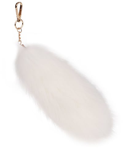 Vossenstaart - Milieuvriendelijke bonthanger - Bontaccessoire - Tashanger voor dames - Autosleutelhanger -20cm -Kleur 5