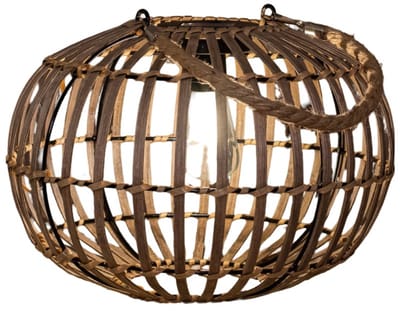 Annas collection - Solar Lantaarn Bamboe 32 x 23 cm