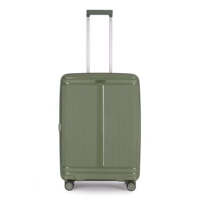 Stratic Straw T - koffer medium – 67x47x28 cm – 3,5 kg – 61/67 L – spinner wielen – groen