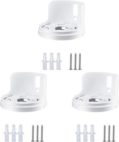 Wandhouder WiFi Systeem - Muurbeugel Router - Netwerk Organiseren - Met Kabelbeheer - 3 stuks - Wit