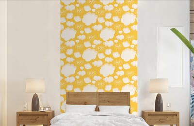 Behang - Fotobehang Popcorn - Quotes - Patronen - Pop - Breedte 120 cm x hoogte 240 cm
