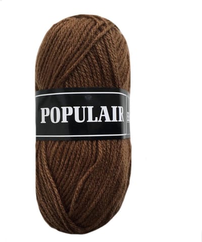 Beijer BV Populair acryl garen - beren bruin (84) - pendikte 3,5 a 4mm - 10 bollen
