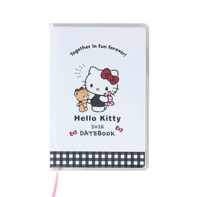 Sanrio Pocket Date Book 2026 Hello Kitty Paper begint in oktober Compact formaat notitieboek dagboek 622915