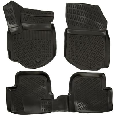 Vloermatten - Exclusive - Peugeot 2008 - 3D Rubber - 4 stuks - Alle seizoenen