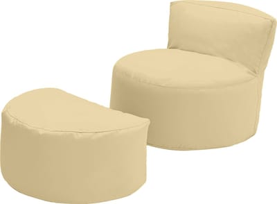 Zitzak - Kinder Zitzakken met Voetenbank - Zitzak Kind - Binnen & Buiten Zitzak Lounge - Duurzaam Gaming Zitzak Stoel - Bean bag Ligstoel