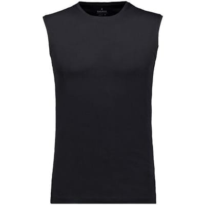 Ragman Ondermode Tank Top Round Neck 2Pack Zwart / male