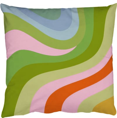 Sierkussens - Kussentjes Woonkamer - 50x50 cm - Lijnen - Pasteltinten - Golvend